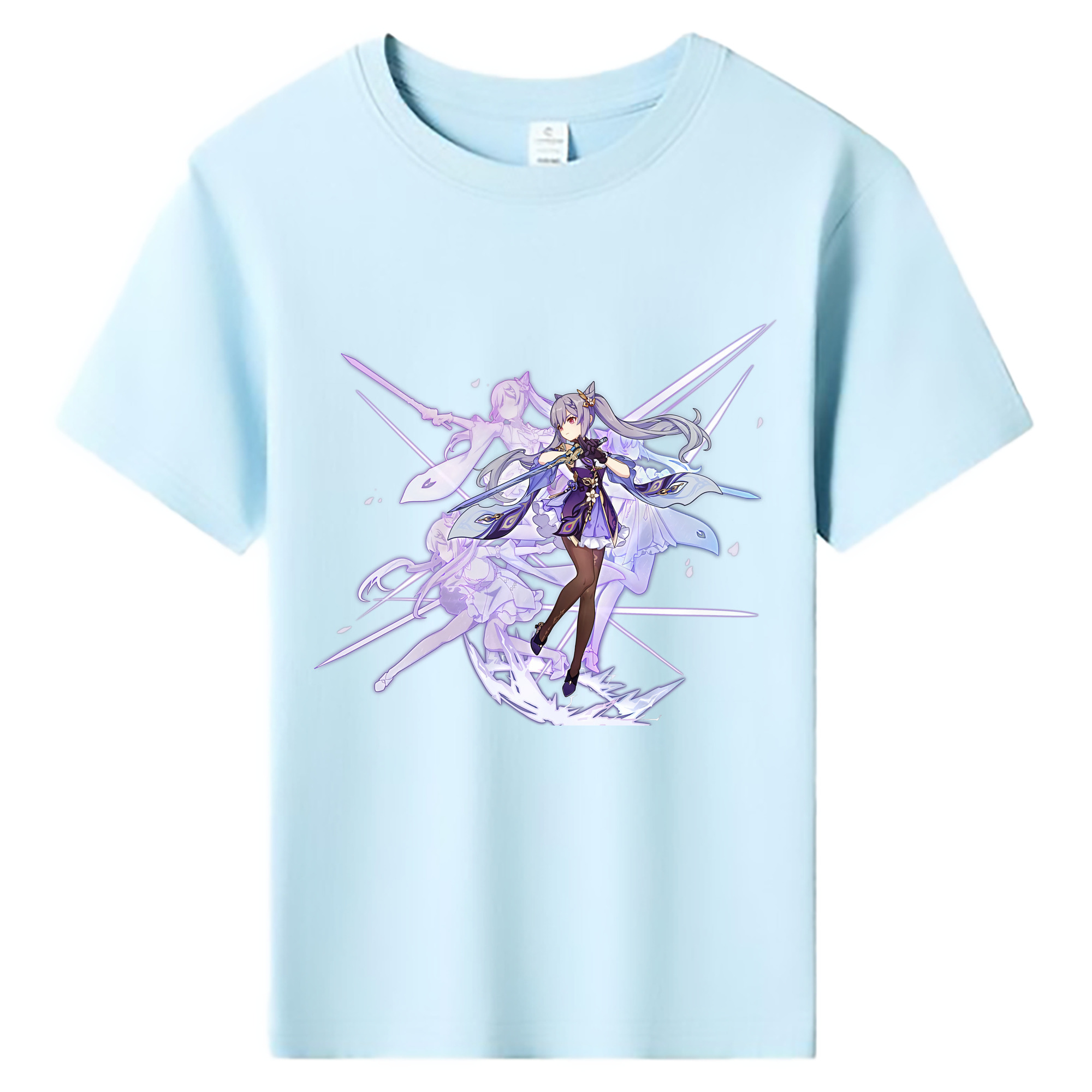 げんし神 刻晴 こくせい genshin Kokusei 綿100％キッズTシャツ（フロントプリント）